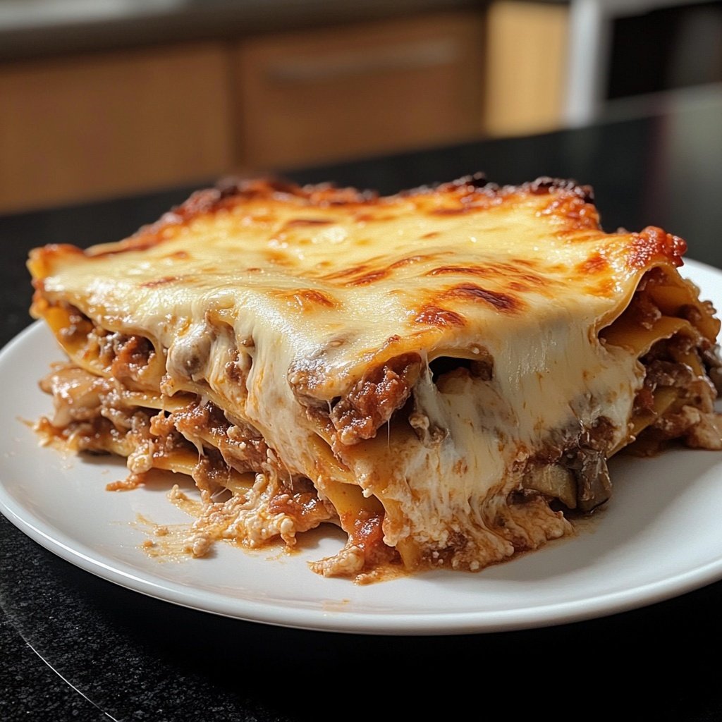 Lasagne mit Pilzen